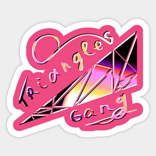 Triangles Sticker